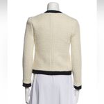 Saint Laurent NEW NWT Off-White Tweed wool silk Jacket Size 4 (36 Fr) womans Photo 2
