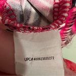 Tek Gear  hot pink and black racer back tank with built in bra size large Photo 5