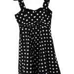 Hot Topic Black White Polka Dot Retro Pinup Dress Photo 1