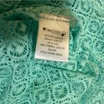 NWOT Francesca's Lace Swim Cover Up Green Size M Photo 3