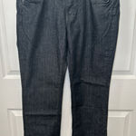 Lucky Brand Zoe Straight Dark Wash Cuffed Jeans Women's 12 Size 31 Photo 0