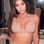 SKIMS NWT  Everybody Triangle Bralette CLAY Bra  Nude Beige‎ Size M Photo 0