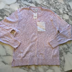 J.Crew NWT Women's Lilac Purple Beach Sweater Crew Pullover Coastal Casual S Photo 0