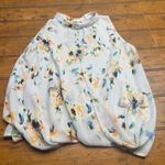 Lush Clothing LUSH Floral Print High Neck Sleeveless Blouse Top Women's Size S Photo 0