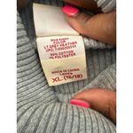 Faded Glory  Women XL Grey Ribbed Turtleneck Long Sleeve Knit Sweater Casual Photo 3