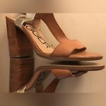 Kelsi Dagger Kelsi women chestnut brown leather heel sandals US 10 Photo 1
