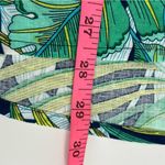 Soft Surroundings  Green Tropical Leaf Linen Blend Jordan Button Up Shirt sz 3X Photo 6
