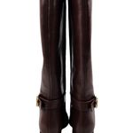 Tory Burch NEW Sofia Tall Riding Boots Calf Leather Perfect Brown Size 7 Photo 5