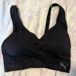 Puma Black V-Neck Sports Bra Photo 0