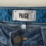 Paige Jimmy Jimmy Dark Wash Slightly Distressed Skinny Jeans Photo 2