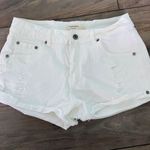 Ocean Drive White Jean Shorts Photo 0