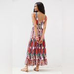 Anthropologie  Square Neck Maxi Dress Size 12 Photo 2