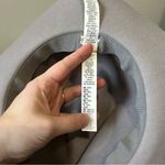 Roxy  100% Wool Felt Fedora Hat Gray with Brown Band Size S/M Western Boho Indie Photo 7