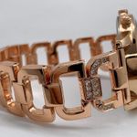 Geneva 40mm rose gold tone purple dial bracelet size 7” Photo 4