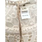 NWT World Market Crochet Long Bell Sleeve 100% Cotton Cover Up Sz L Size L Photo 2