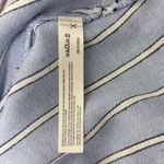 Free People  Blue White Stripe No Rush Halter Sleeveless Midi Dress Large New Photo 9