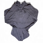 American Eagle  Outfitters Seriously Lived In Gray Pullover Hoodie Sweatshirt Med Photo 1