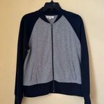 Madewell  Offline Navy Gray Bomber Jacket Size M Photo 0