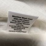 Evereve  Giana Cotton Tiered V-Neck Sleeveless Shift Dress Black Ivory Size M Photo 10