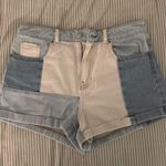 PacSun  Patchwork Shorts Denim High-Waisted Photo 0