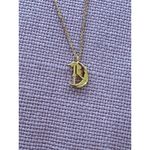 Luv AJ The Initial Charm Necklace in Gold Size D Womens Jewelry Photo 3