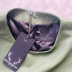 Bod & Christensen Destiny Leather Shift Dress Matte Green NEW Size Medium Photo 4