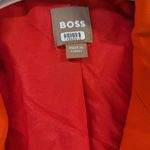 RTR Hugo BOSS Jocaluah Blazer sz8 solid orange work career Size 8 Photo 6