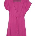 One One Six Tie Wrap Style Mini Dress Barbiecore Photo 0