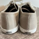 Vans  Beige Canvas Sneakers Shoes Women’s Size 7 Lace Up Neutral Comfort Casual Photo 5
