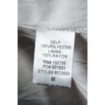 MABLE Gingham Plaid Checkered PeasantRuffle Sleeve Dress Womans Medium White Photo 7