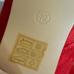 Allegra K  Red Faux Suede Pull On Heeled Boots Women’s Size 10 Photo 11