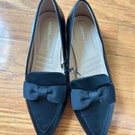 Adrienne Vittadini NEW  Elegant Black Bow Flats size 8 Photo 0