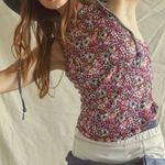 Free People FP Movement Wishful Floral Printed Tank Top Small Women’s Purple Photo 0