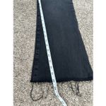 Betabrand Premium Yoga Denim Pull On Flare Bootcut Black Wash Jean Frayed Hem XL Photo 9