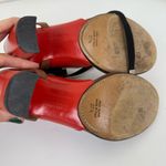 Maison Martin MARGIELA Red/Brown Lace Up Leather Heel Size 7.5 Photo 8