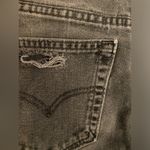 Levi's  501 Jean shorts Cut-Offs Size 27 Denim black distressed 5-pocket raw hem Photo 4