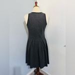 SHADES OF GREY BY MICAH COHEN Women Gray Pleated Midi Round Neck Dress Size 4 Photo 5