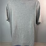 Disney  Mickey Mouse XL Embroidered Tee Top in Heather Gray Photo 5