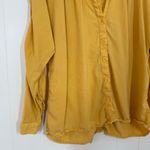 Cloth & Stone  Yellow Button Down Long Sleeve Shirt Photo 8