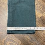American Eagle Womens 12 Green Mom Jean Straight High Rise Corduroy Stretch Photo 4