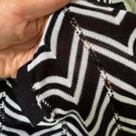 White House | Black Market  Women's Chevron Pointelle Knit Tunic Sweater Top Size M Photo 6