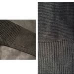 Miracle USA Black Sued & Knit Cardigan Photo 5