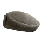 Vintage Cecile Lorraine Grey Fur Made in Italy Pillbox Hat Structured Bow Custom Gray Photo 3