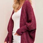 Entro Batwing Cardigan Burgundy  Photo 0