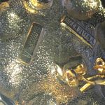 Piscitelli Brand Elegant Gold Tone and Faux Pearl CZ Rhinestone Vintage Earrings Photo 4