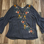 Entro  Embroidered Cross Front Shirt Photo 0