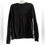 7th Avenue Black and Cream Floral Print Long Sleeve Cardigan Size S Photo 2