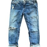 Hollister  Distressed cuffed Cropped Boyfriend Jeans Photo 0