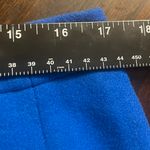 J.Crew Women's Size 12 Blue Wool Blend A-Line Mini Skirt Lined Zip Closure Photo 4