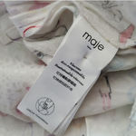 Maje  Ramake Printed Jacquard And Ruffle Dress Photo 8